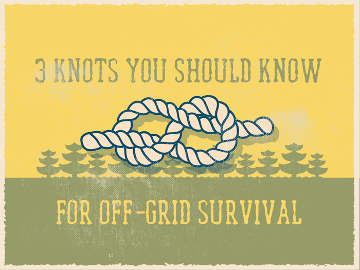 cover knots for Off-Grid Survival